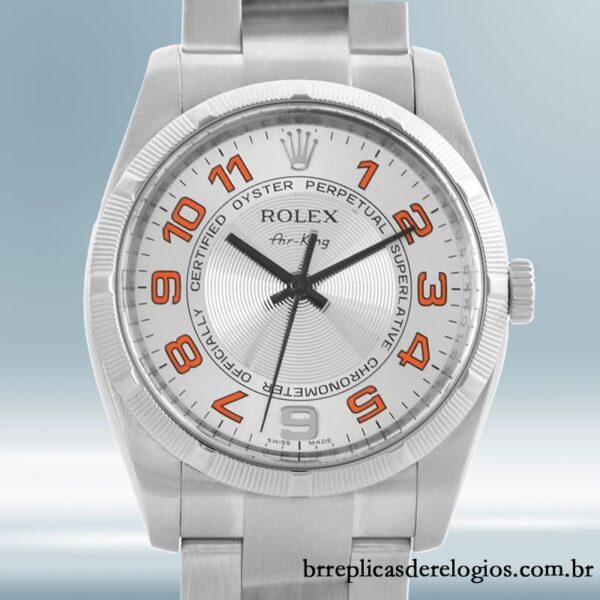 Rolex Air-king 36mm 114210SAO masculino pulseira de ostra