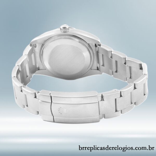 Rolex Air-king 36mm 114234BLAO masculino Tom prata - Image 4
