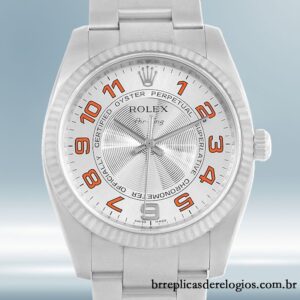 Rolex Air-king 36mm 114234SAO masculino pulseira de ostra