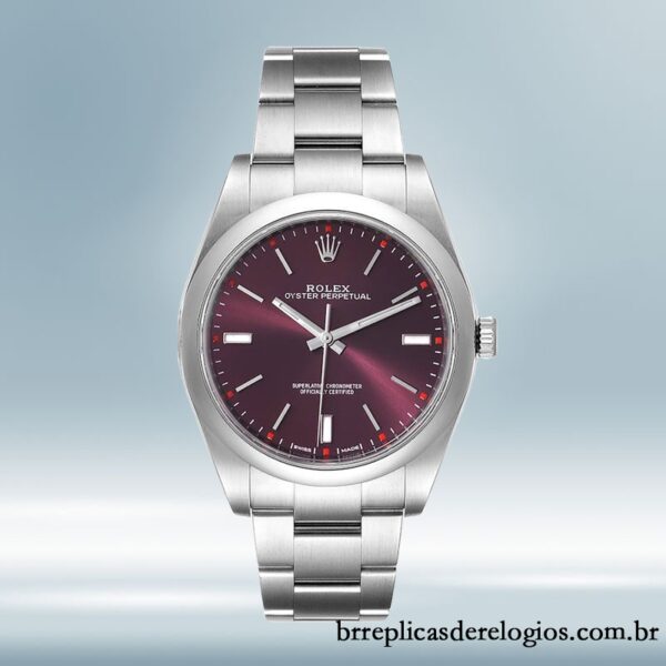 Rolex Oyster Perpetual m114300-0002 Unissex 41mm pulseira de ostra Tom prata - Image 2