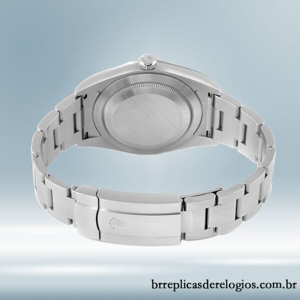 Rolex Oyster Perpetual m114300-0002 Unissex 41mm pulseira de ostra Tom prata - Image 4