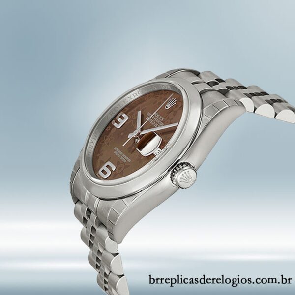 Rolex Datejust 36mm 116200BFAJ masculino Tom prata - Image 3
