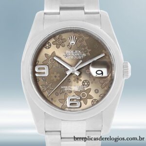 Rolex Datejust masculino 36mm 116200BFAO Tom prata Automático