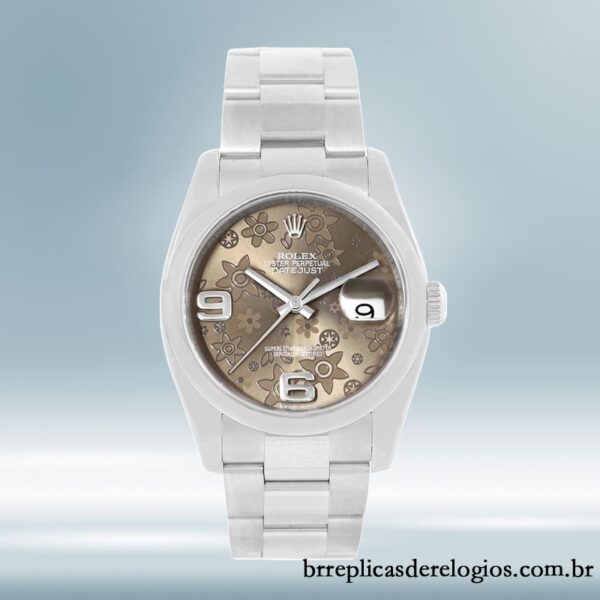 Rolex Datejust masculino 36mm 116200BFAO Tom prata Automático - Image 2