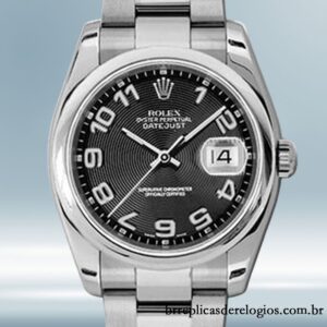Rolex Datejust 36mm 116200BKCAO masculino Automático Mostrador concêntrico preto