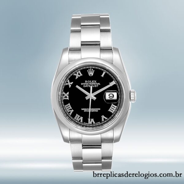 Rolex Datejust 36mm masculino 116200BKRO mostrador preto Automático - Image 2