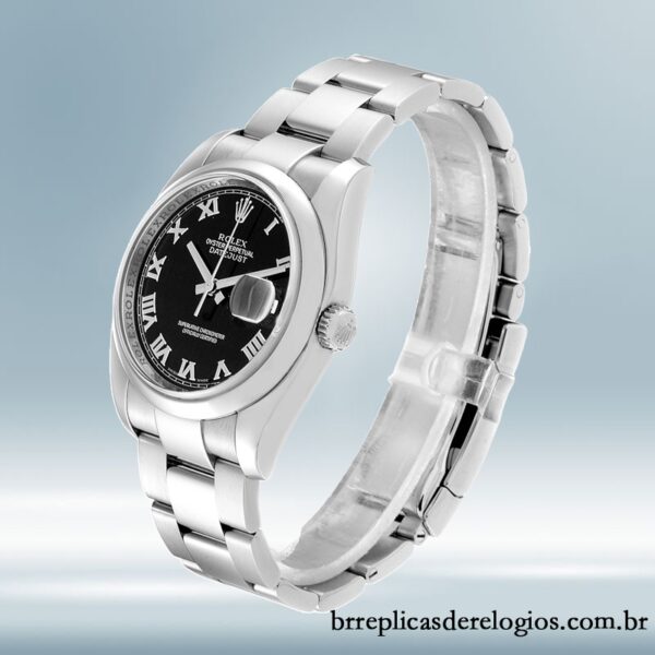 Rolex Datejust 36mm masculino 116200BKRO mostrador preto Automático - Image 3