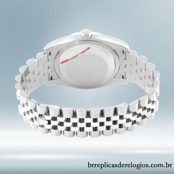 Rolex Datejust 36mm 116200BLRJ masculino Tom prata - Image 4