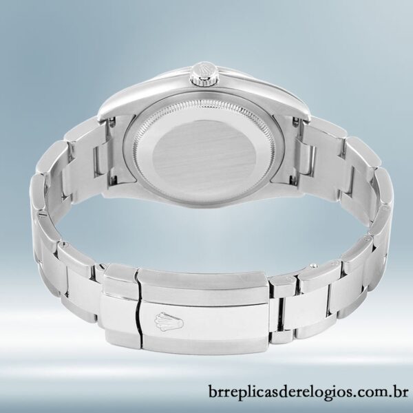 Rolex Datejust 36mm 116200BLRO masculino pulseira de ostra Tom prata - Image 4