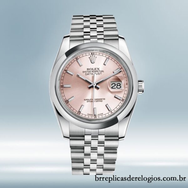 Rolex Datejust masculino 36mm 116200PSJ Tom prata Automático - Image 2