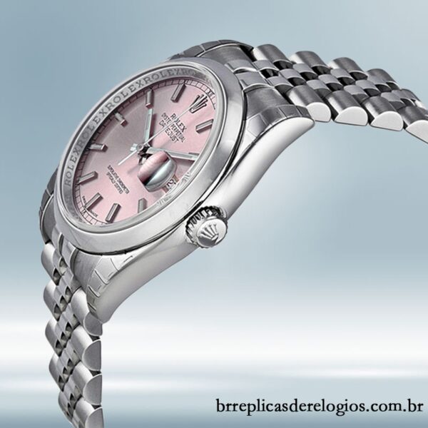 Rolex Datejust masculino 36mm 116200PSJ Tom prata Automático - Image 3