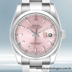 Rolex Datejust 36mm masculino 116200PSO pulseira de ostra