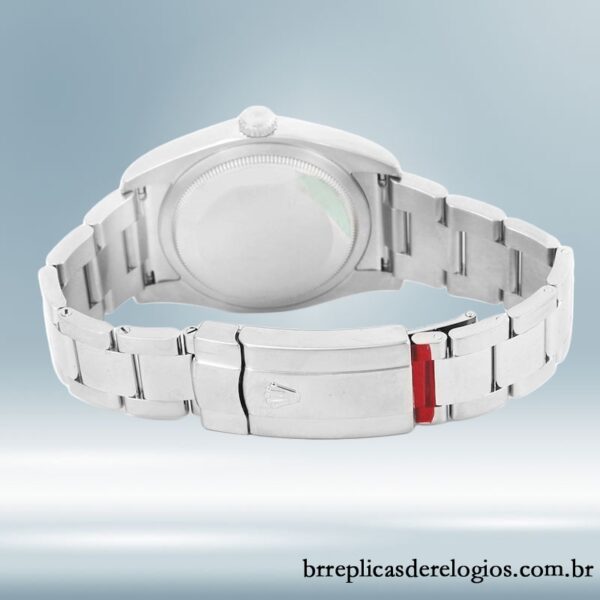 Rolex Datejust 116200SFAO 36mm masculino Mostrador floral prateado Automático - Image 4