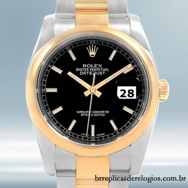 Rolex Datejust masculino 116203BKSO 36mm Automático