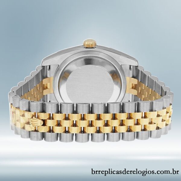 Rolex Datejust 36mm masculino 116203BRAJ Pulseira do Jubileu Mostrador Marrom - Image 4
