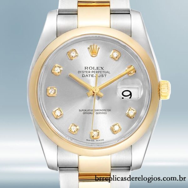Rolex Datejust masculino 116203SDO 36mm pulseira de ostra Automático