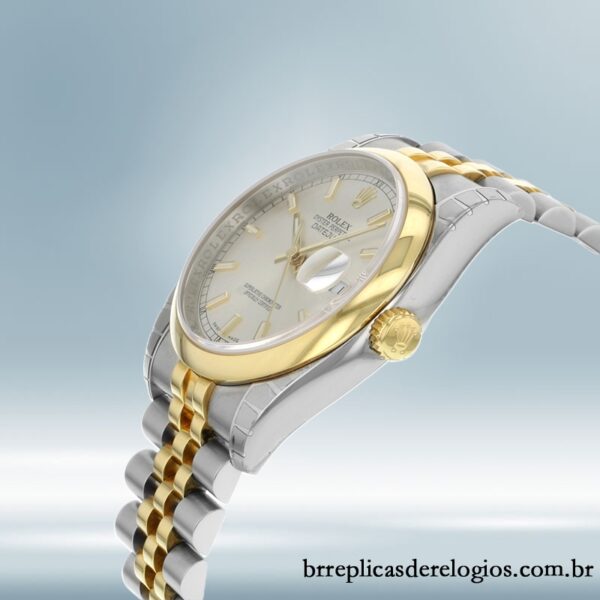 Rolex Datejust masculino 36mm 116203SSJ Mostrador Prateado Automático - Image 3