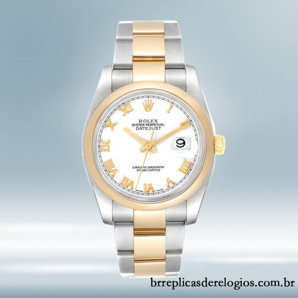 Rolex Datejust 36mm 116203-0135 masculino mostrador branco - Image 2