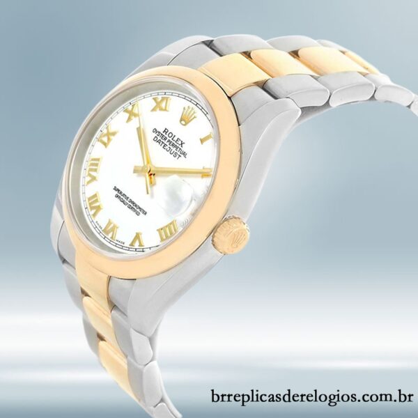 Rolex Datejust 36mm 116203-0135 masculino mostrador branco - Image 3