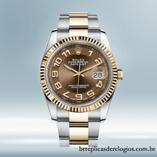 Rolex Datejust 116233BRAO masculino 36mm pulseira de ostra Mostrador Marrom - Image 2
