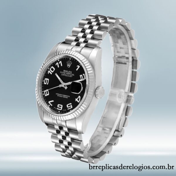 Rolex Datejust 36mm masculino 116234BKCAJ Automático Pulseira - Image 3