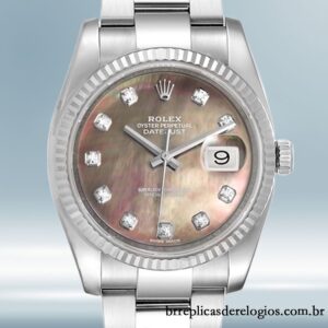 Rolex Datejust 116234BKMDO 36mm masculino pulseira de ostra