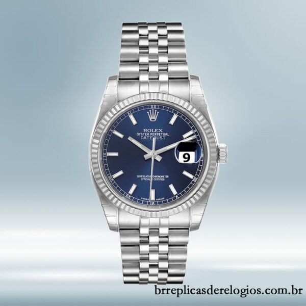 Rolex Datejust 36mm masculino 116234BLSJ mostrador azul - Image 2