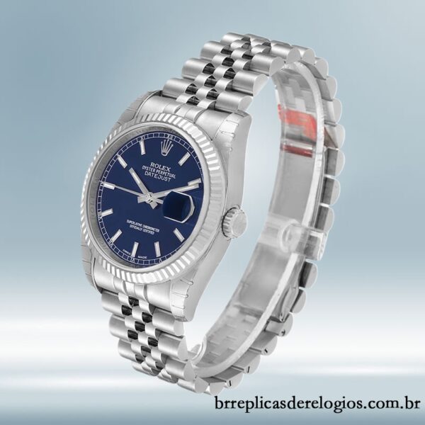 Rolex Datejust 36mm masculino 116234BLSJ mostrador azul - Image 3