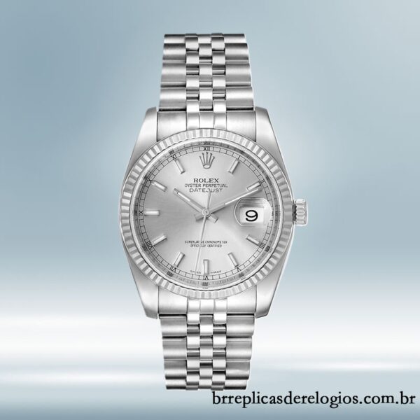 Rolex Datejust 36mm 116234SSJ masculino Mostrador Prateado - Image 2