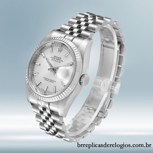 Rolex Datejust 36mm 116234SSJ masculino Mostrador Prateado - Image 3