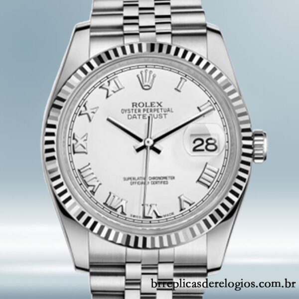 Rolex Datejust masculino 36mm 116234WRJ Pulseira do Jubileu Automático