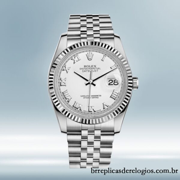 Rolex Datejust masculino 36mm 116234WRJ Pulseira do Jubileu Automático - Image 2