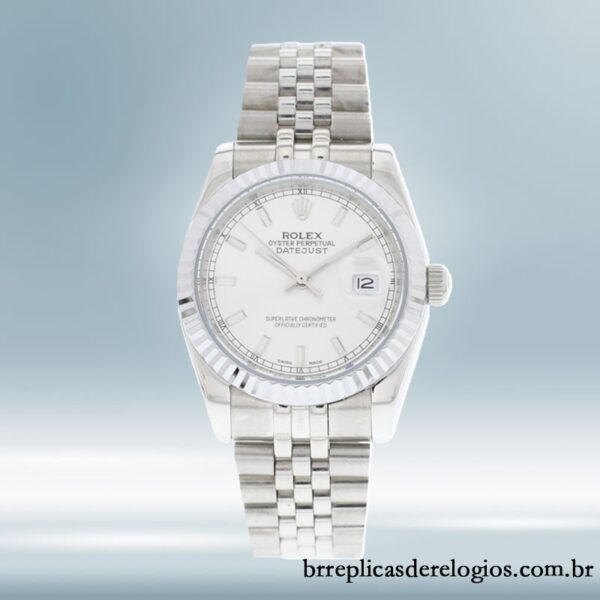 Rolex Datejust 116234WSJ 41mm masculino Tom prata - Imagem 2