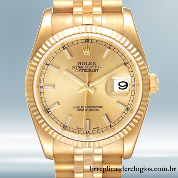 Rolex Datejust masculino 116238-0059 36mm Pulseira do Jubileu