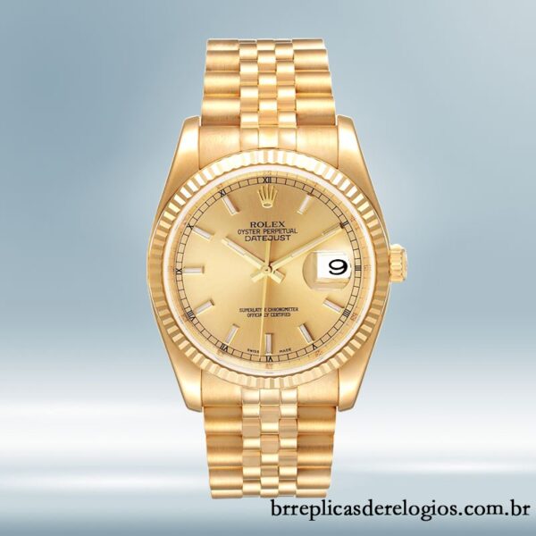 Rolex Datejust masculino 116238-0059 36mm Pulseira do Jubileu - Image 2