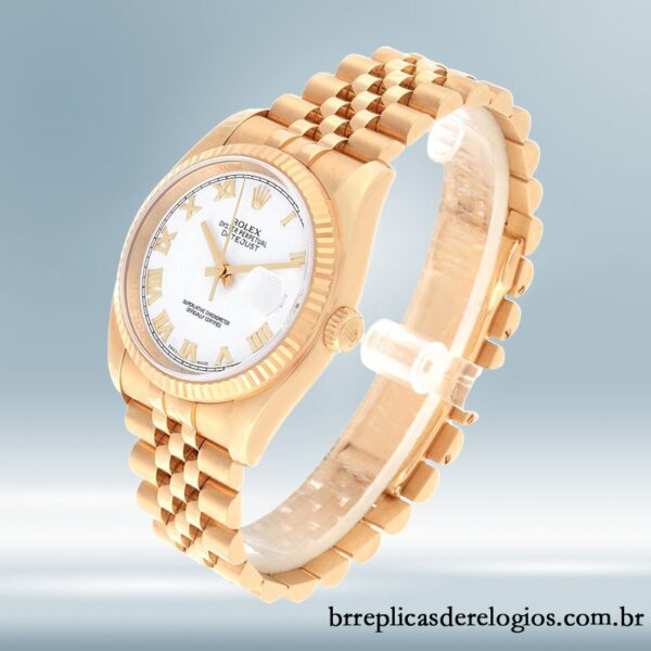 Rolex Datejust 116238 36mm masculino Tom de ouro - Image 3