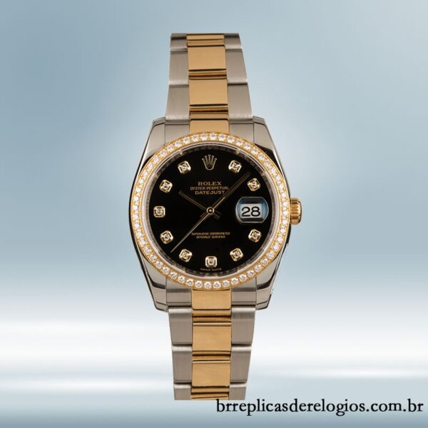 Rolex Datejust masculino 36mm 116243BKDO mostrador preto - Image 2
