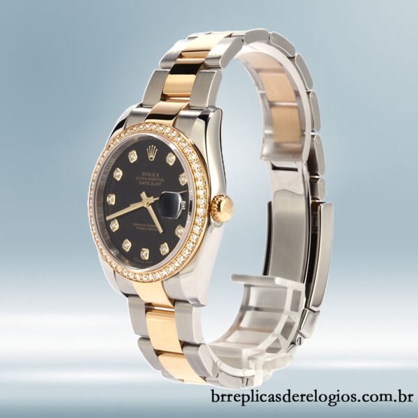 Rolex Datejust masculino 36mm 116243BKDO mostrador preto - Image 3