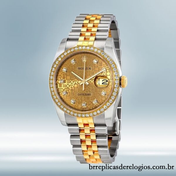 Rolex Datejust 116243CJDJ masculino 36mm Pulseira do Jubileu - Image 2