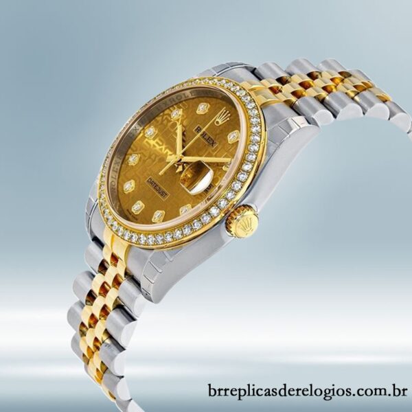 Rolex Datejust 116243CJDJ masculino 36mm Pulseira do Jubileu - Image 3