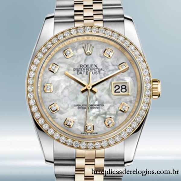 Rolex Datejust 36mm masculino 116243MDJ Pulseira