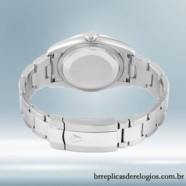 Rolex Datejust masculino 116244BKMDO 36mm Tom prata - Imagem 4