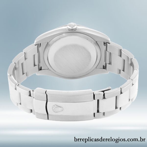 Rolex Datejust 116244-72600 36mm masculino Mostrador Onda Prateado - Image 4