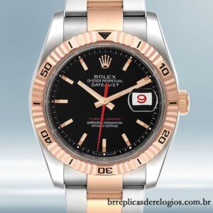 Rolex Datejust Turn-o-graph masculino 36mm 116261 Tom prata