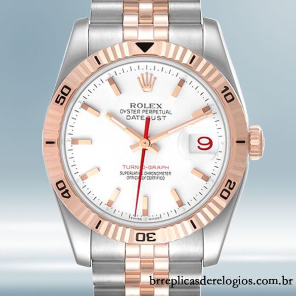 Rolex Datejust Turn-o-graph 116261 masculino 36mm Pulseira Jubileu/Pulseira Ostra
