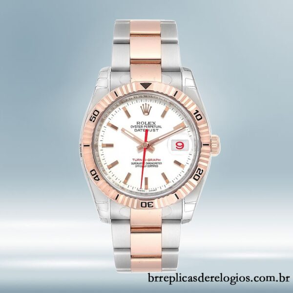 Rolex Datejust Turn-o-graph 116261 masculino 36mm Pulseira Jubileu/Pulseira Ostra - Image 5