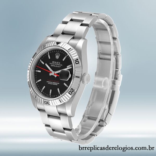 Rolex Datejust Turn-o-graph 116264 masculino 36mm Pulseira Ostra/Pulseira Jubileu Tom prata - Image 3