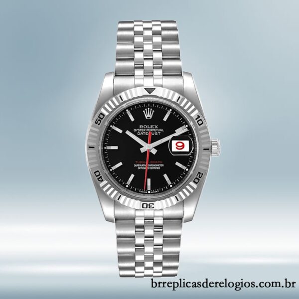 Rolex Datejust Turn-o-graph 116264 masculino 36mm Pulseira Ostra/Pulseira Jubileu Tom prata - Image 5