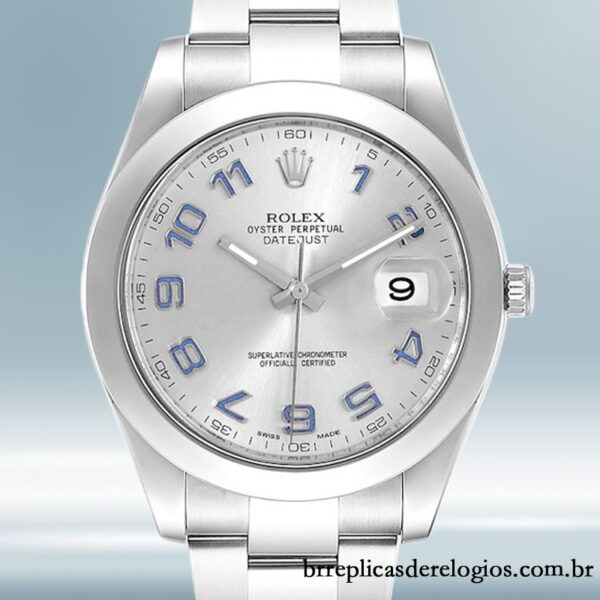 Rolex Datejust masculino 116300 41mm mostrador azul