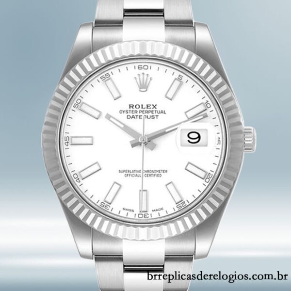 Rolex Datejust masculino 116334 41mm Automático Tom prata
